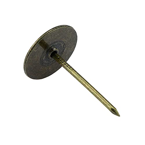 Bronze Flat Head Upholstery Tacks (19mm x 30mm, 100Pcs) Q80858