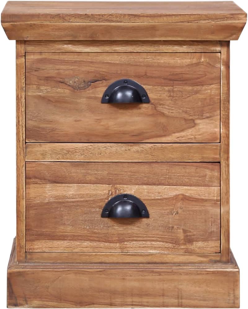 Solid Teak Chest of Drawers with Storage N951