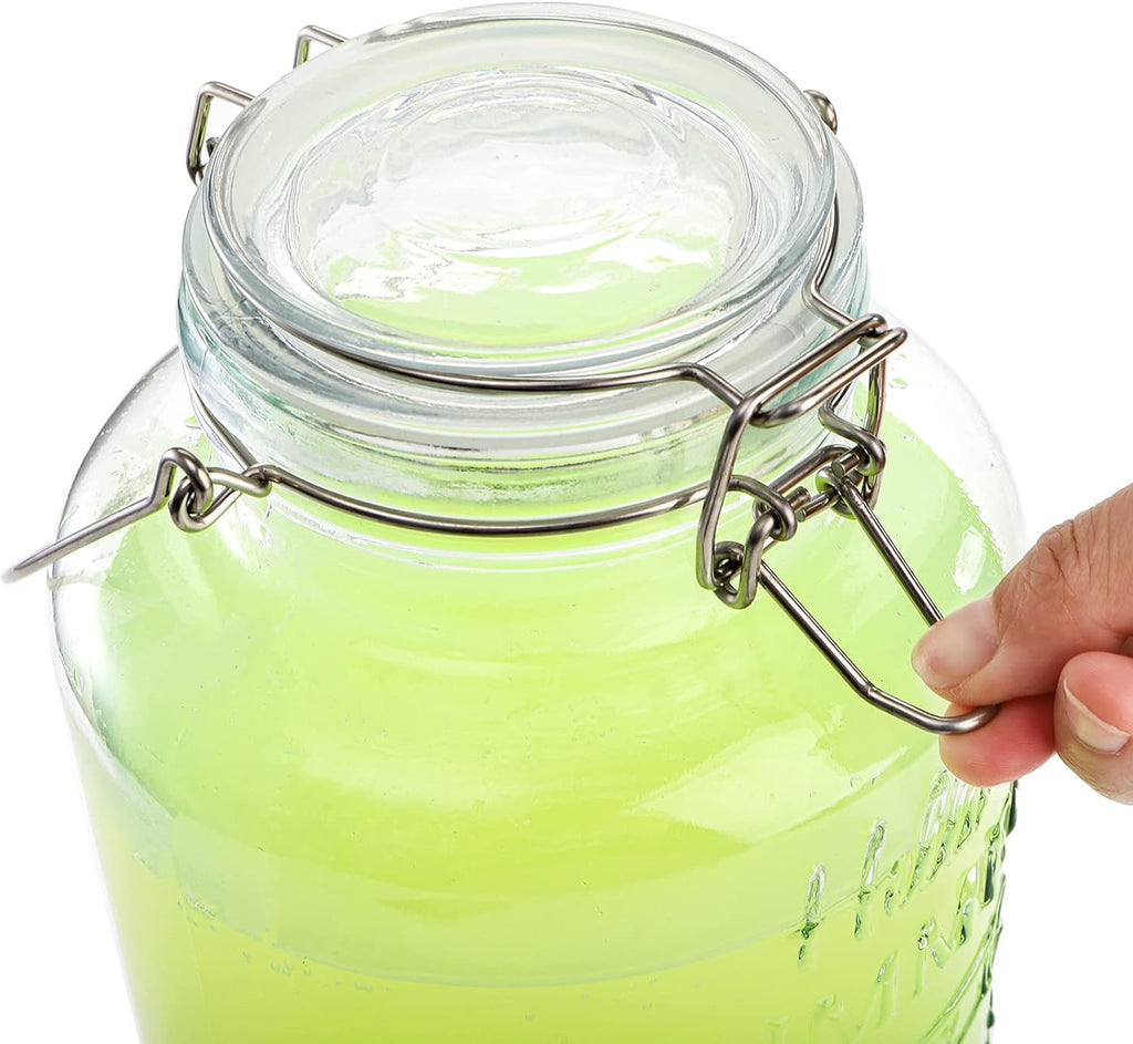 Glass Beverage Dispenser with Spigot, 0.8 Gallon W771537