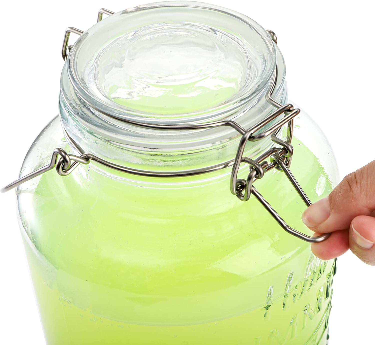 Glass Beverage Dispenser with Spigot, 0.8 Gallon W771537
