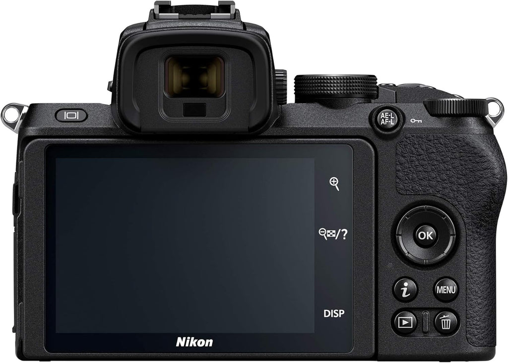 Mirrorless Camera Bundle with 16-50mm Lens, 50-250mm Lens, Mount Adapter and 64GB Memory Card (5 Items) U6106