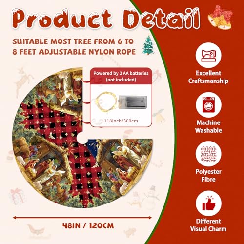 Christmas Tree Skirt 36 Inch Q123