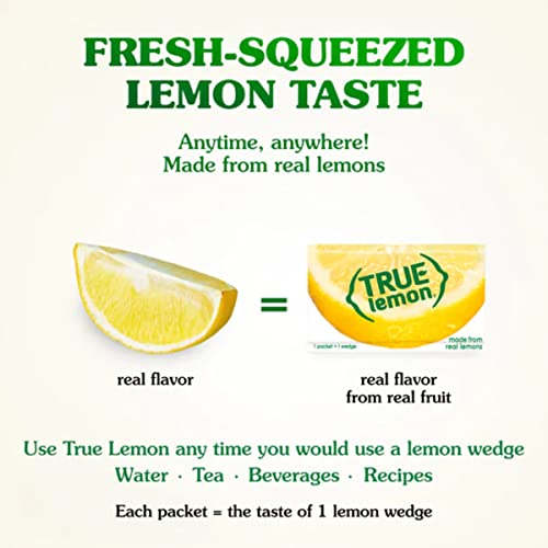 100 Count Sugar Free Lemon Flavoring Powder Packets G7091
