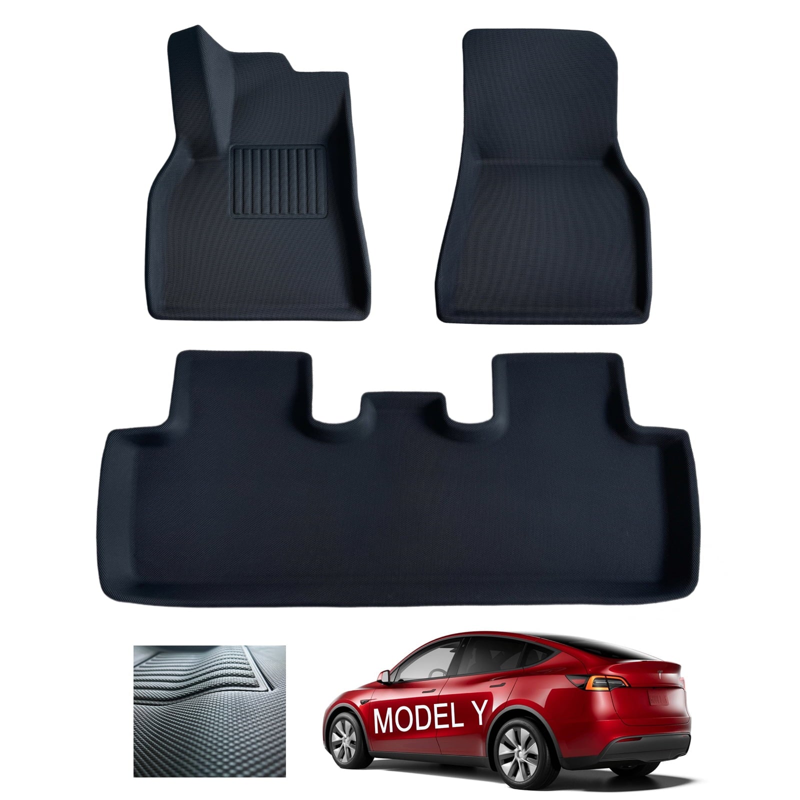3 Pcs Waterproof Floor Mats P385695