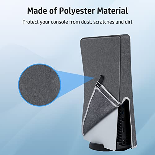 Black Dust Cover for PS5 V3705