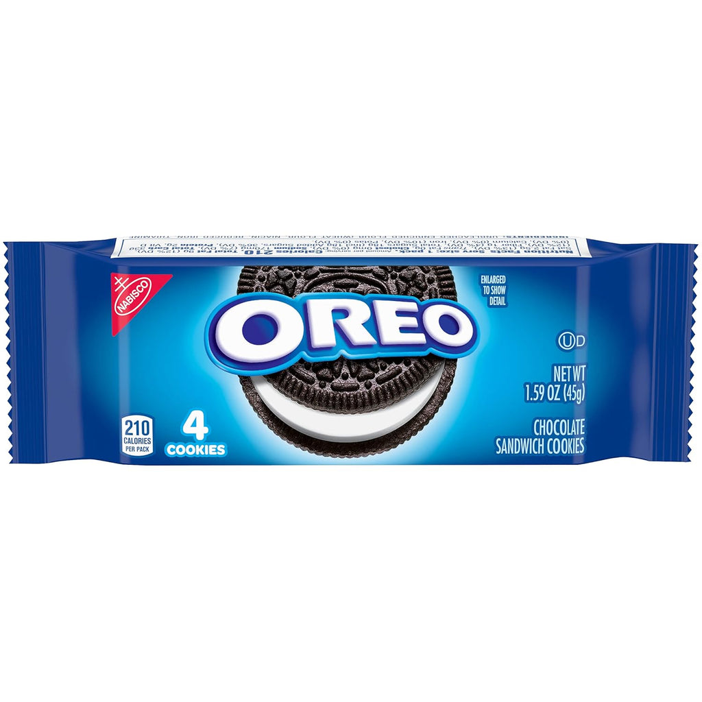 6 Snack Packs Chocolate Sandwich Cookies X187