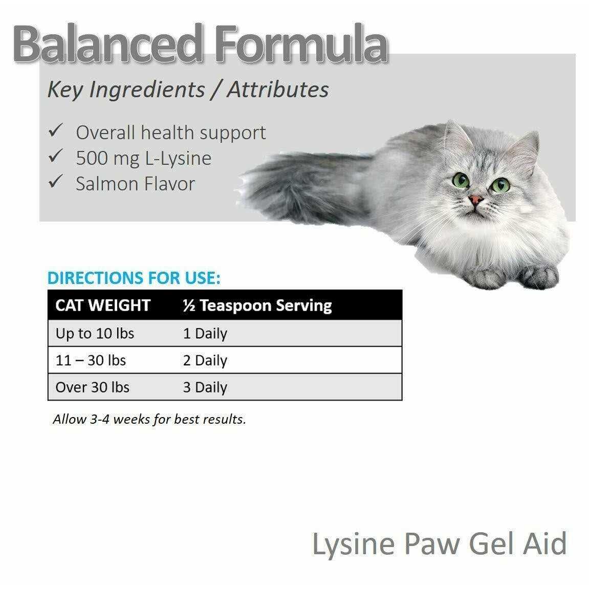 Lysine Paw Gel for Cats W703