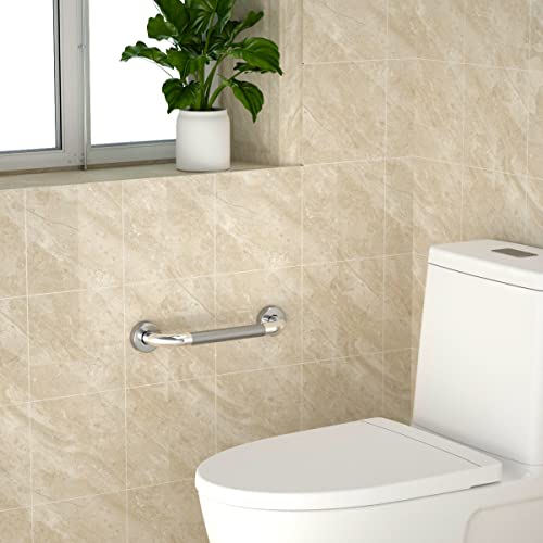 12 Inch Anti Slip Chrome Finish Stainless Steel Bath Grab Bar I2194