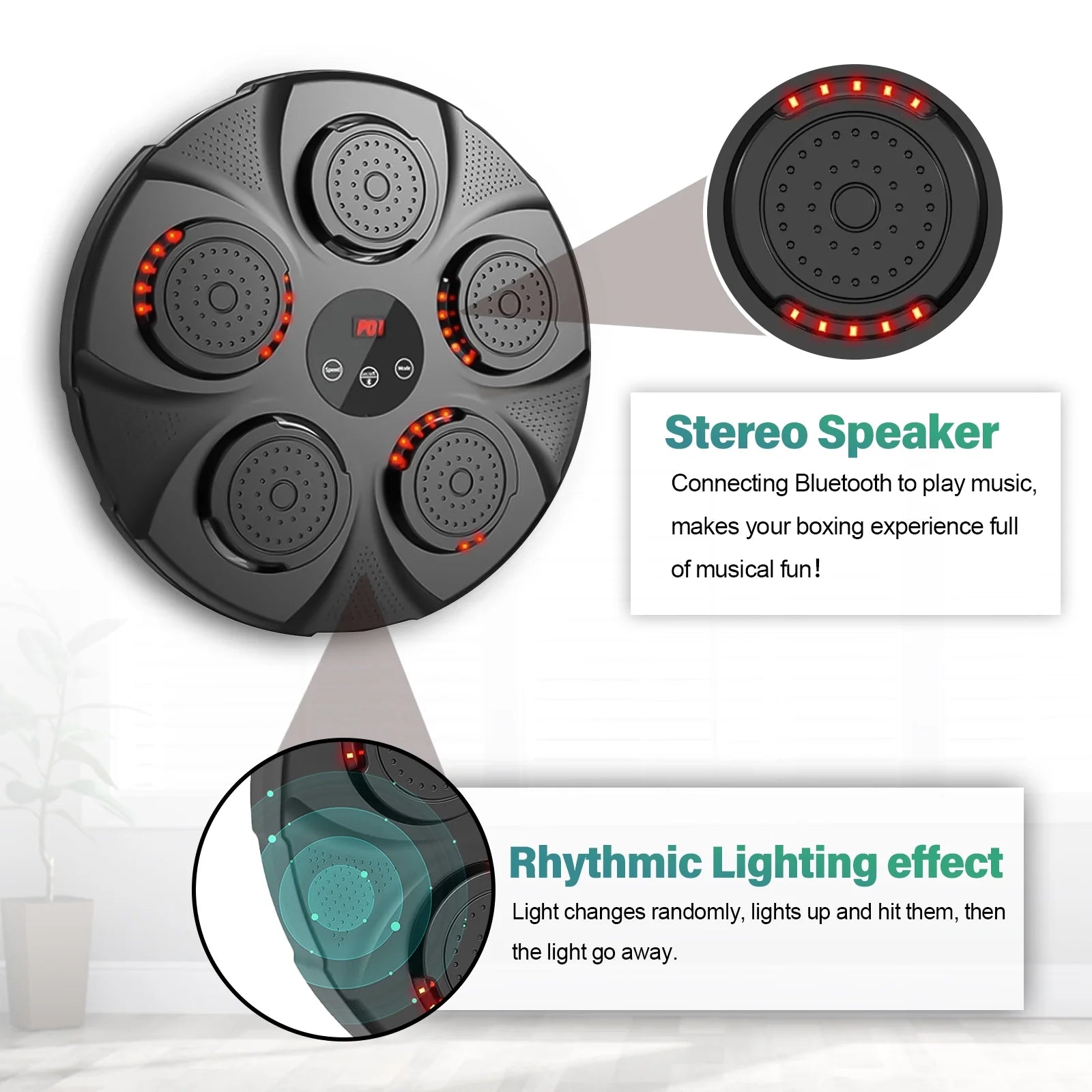 Smart Bluetooth Boxing Machine with Boxing gloves C13249
