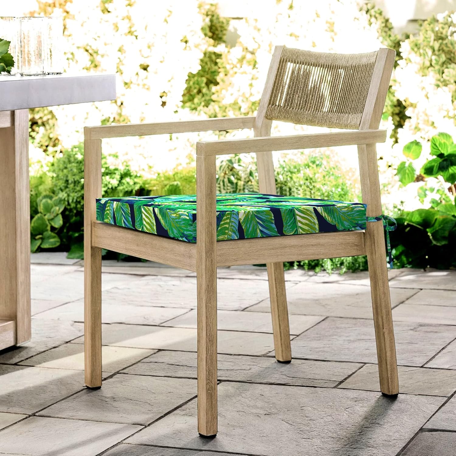 Blue Palms Square Outdoor Chair Pad Set of 2 B28756