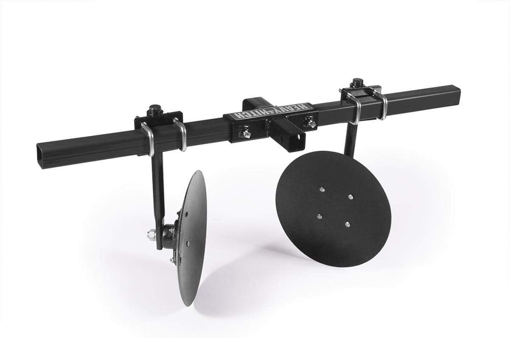 Green Multi-Purpose Disc Cultivator Garden Bedder Attachment with S-Tines and Row Maker Insert Y9501