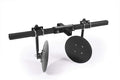 Green Multi-Purpose Disc Cultivator Garden Bedder Attachment with S-Tines and Row Maker Insert Y9501