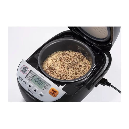 3-Cup Silver Black Rice Cooker and Warmer B384