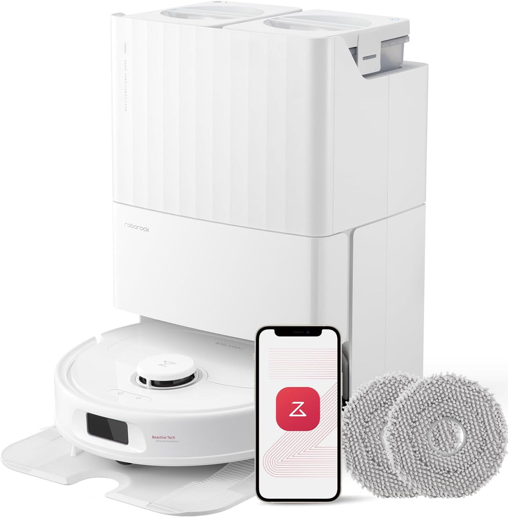 Robot Vacuum and Mop 4 Pack Microfiber Mop Cloths Z88436