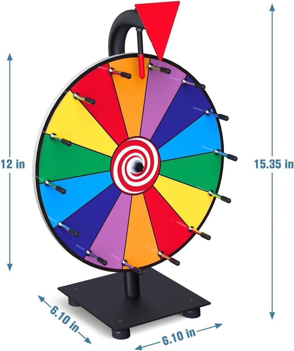 14 Slot Heavy Duty Spinning Prize Wheel with Base F667049