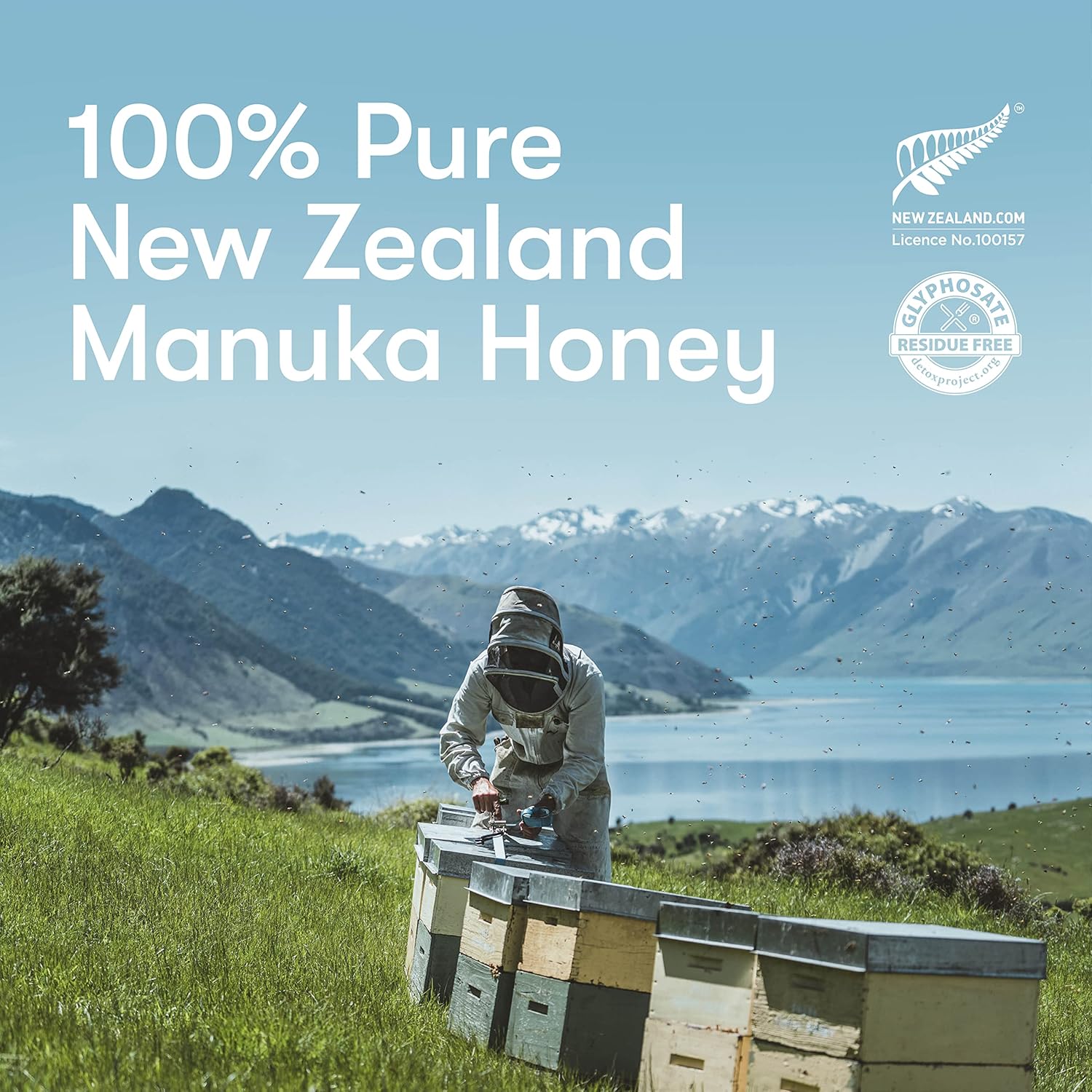 Raw Manuka Honey UMF 20+ MGO 829+ 17.6oz & UMF 15+ MGO 514+ 17.6oz H8509