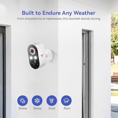 2 Pack 1080p Wireless Security Camera with Color Night Vision G825947