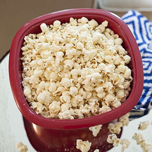 White 12 Cup Microwave Popcorn Popper V914298