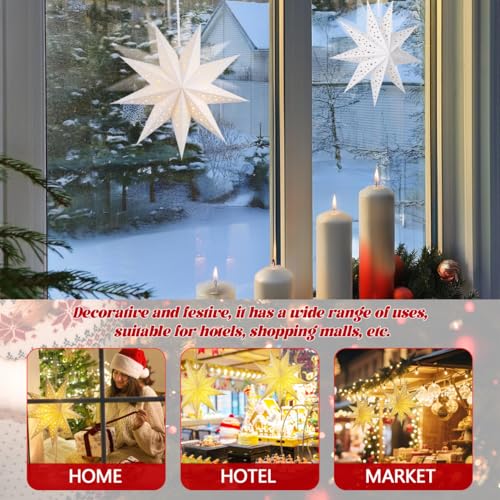 3Pcs Paper Star Lantern Lampshade K708787
