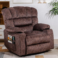 Brown Recliner Chair with Cup Holders L25695