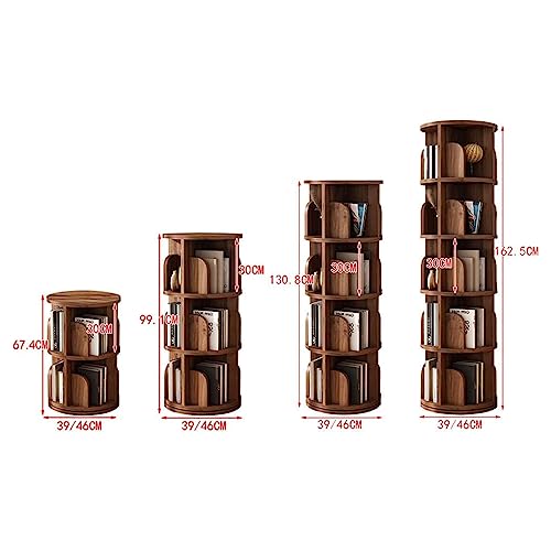 360° Rotating Bookshelf with Baffle Design N110