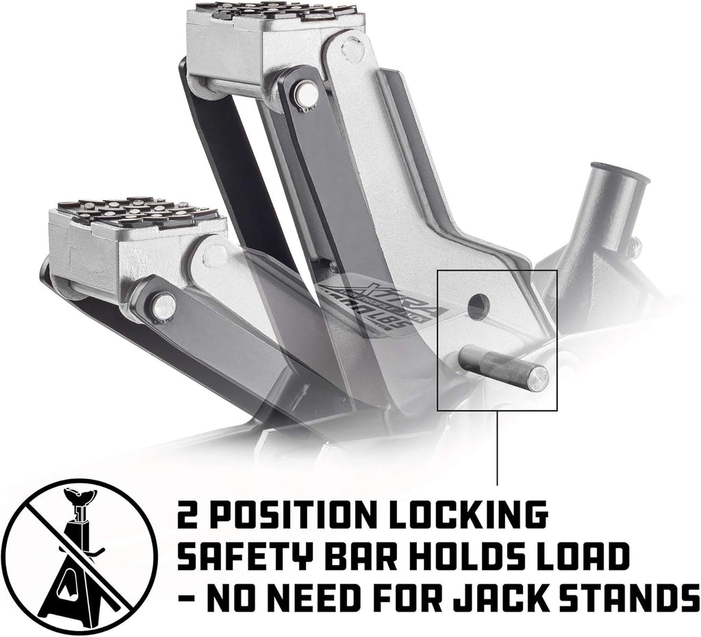 2 Ton Low Profile Floor Jack with Safety Bar B614941