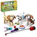 LEGO Creator 3 in 1 Adorable Dogs Building Toy Set, Featuring Dachshund, Beagle, Pug, Poodle, Husky, and Labrador Figures L23202
