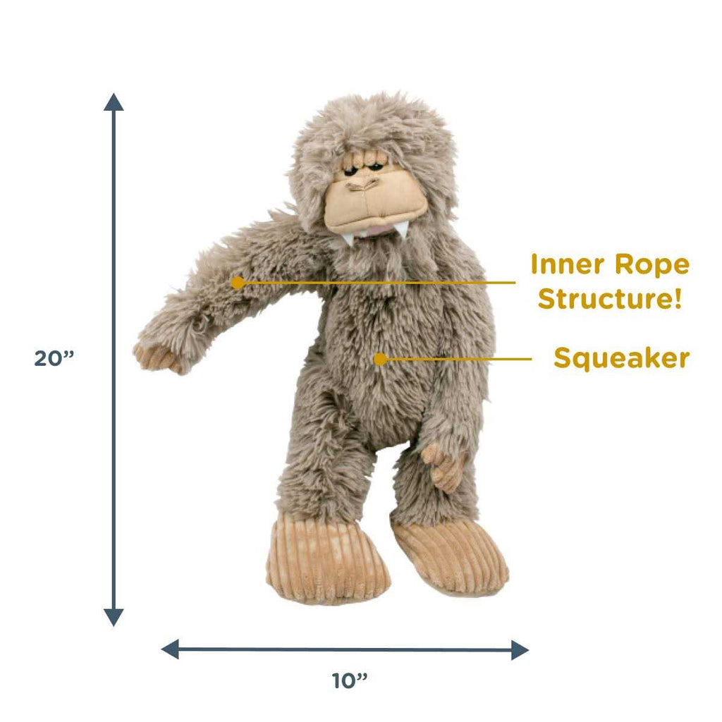 Stuffless Big Foot Dog Toy L649480