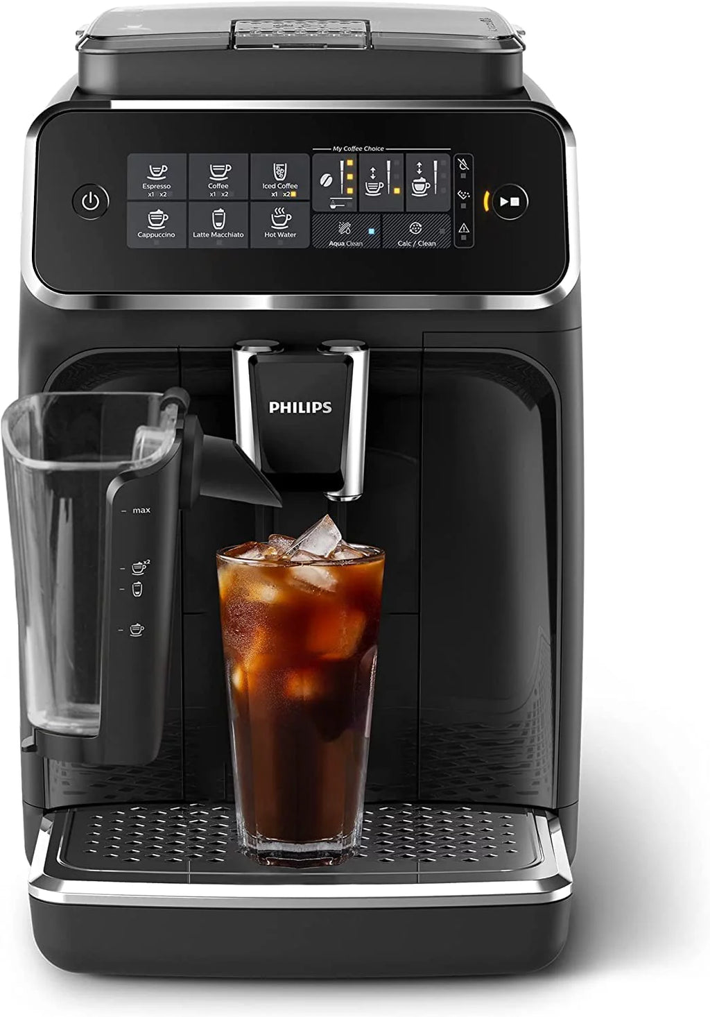 Black Fully Automatic Espresso Machine with LatteGo K4673