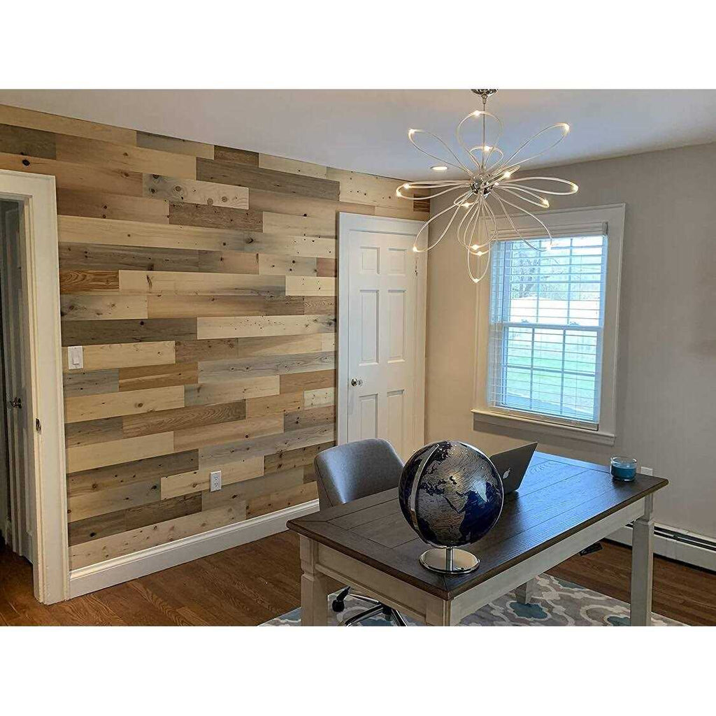 Reclaimed Wooden Wall Planks Peel and Stick A71559