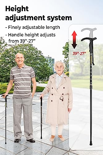 Adjustable Black Walking Cane Z5625