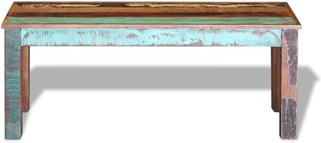 Solid Reclaimed Wood Bench 43.3"x13.8"x17.7" T56776