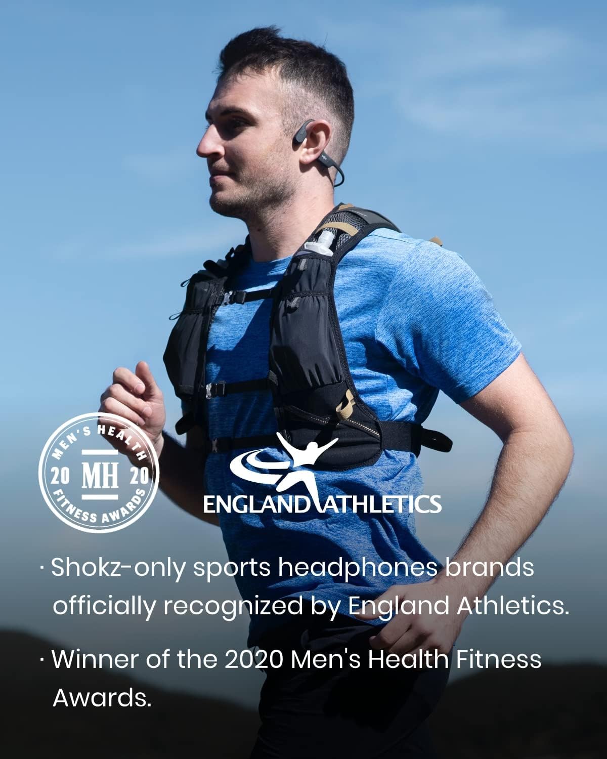 Black Bone Conduction Running Headphones T385