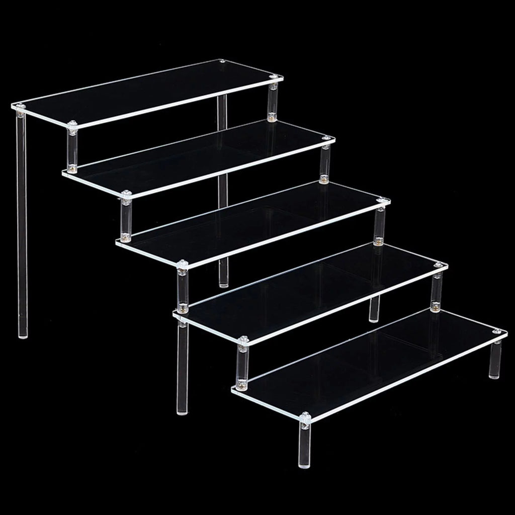 Acrylic Rack Storage Organizer Display Stand Countertop Riser N5218