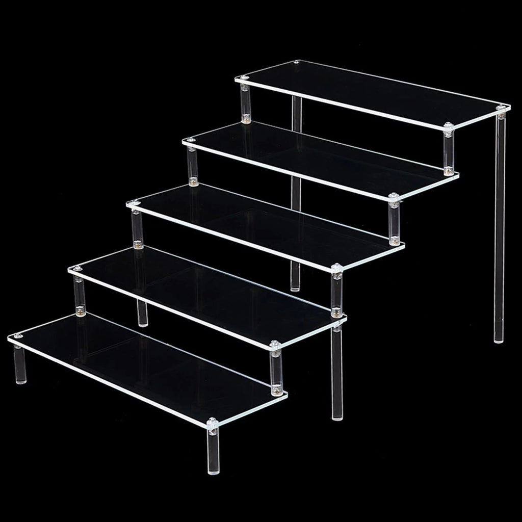 Acrylic Rack Storage Organizer Display Stand Countertop Riser N5218