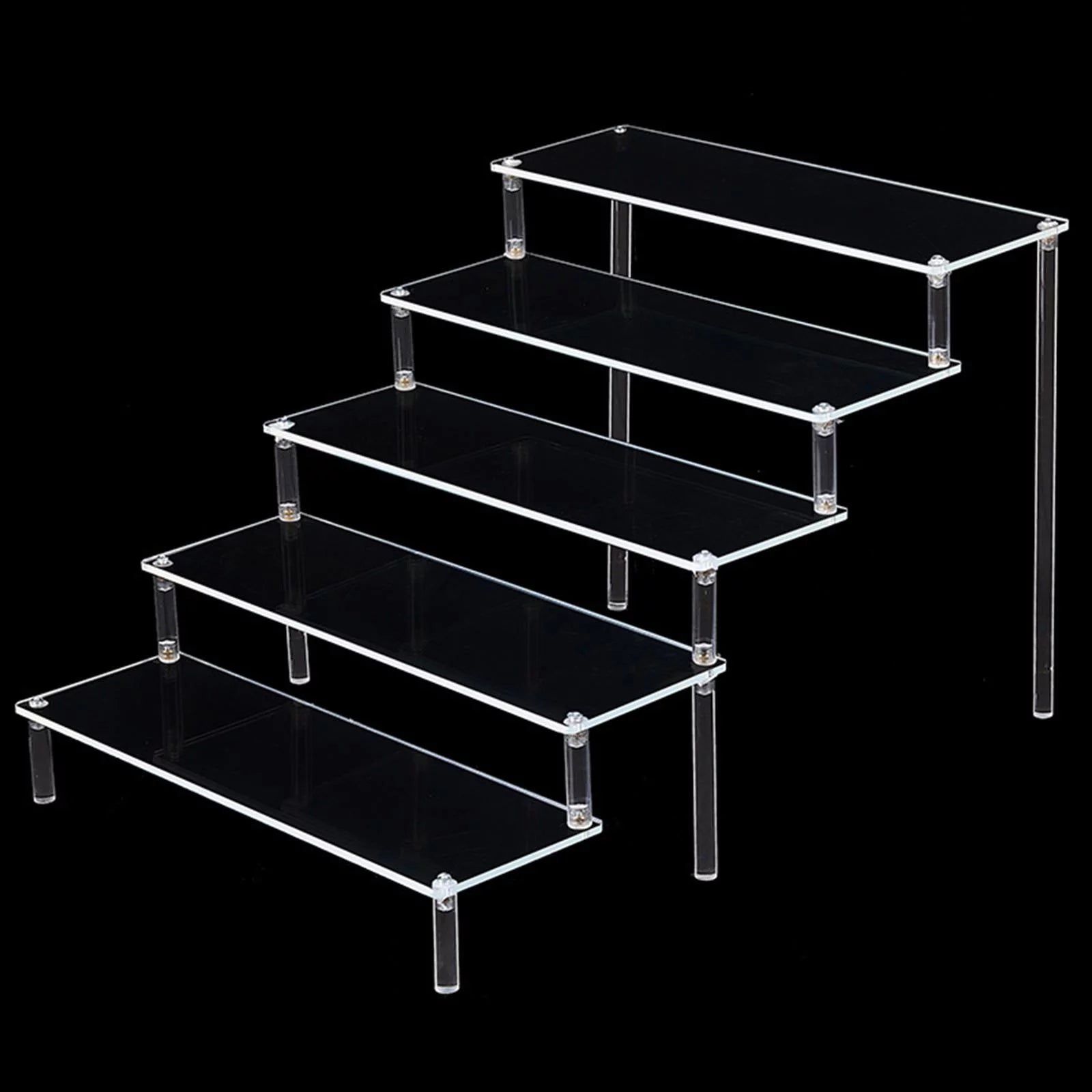 Acrylic Rack Storage Organizer Display Stand Countertop Riser N5218