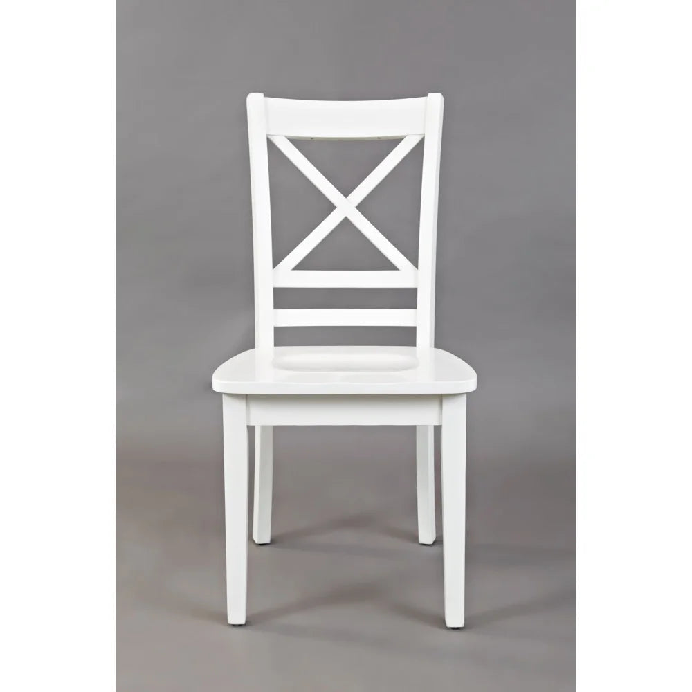 Solid Wood Cross-Back Dining Chair (Set of 2) A40559