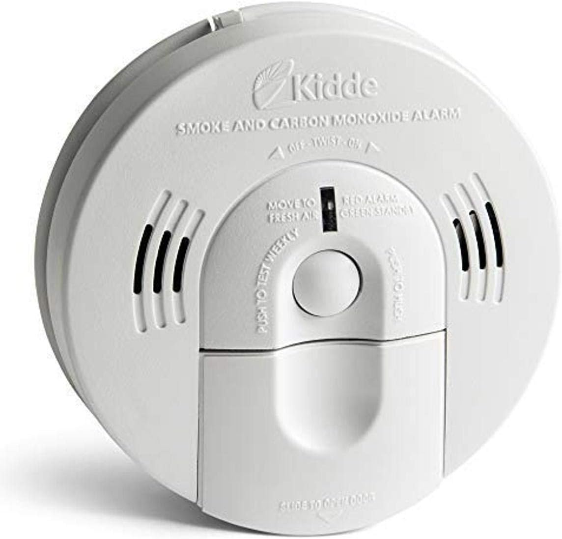 Hardwire Combination Smoke Carbon Monoxide Detector Battery Backup Voice Warning (2-Pack) T9769