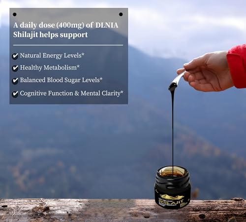 Pure Himalayan Shilajit Resin Supplement with 85+ Trace Minerals, 75% Fulvic Acid, 50g O9703