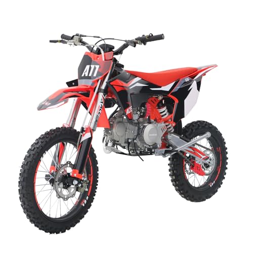 125CC Dirt Bike, 4-Speed Manual Clutch, Kick Start, 17"/14" Tires M50187