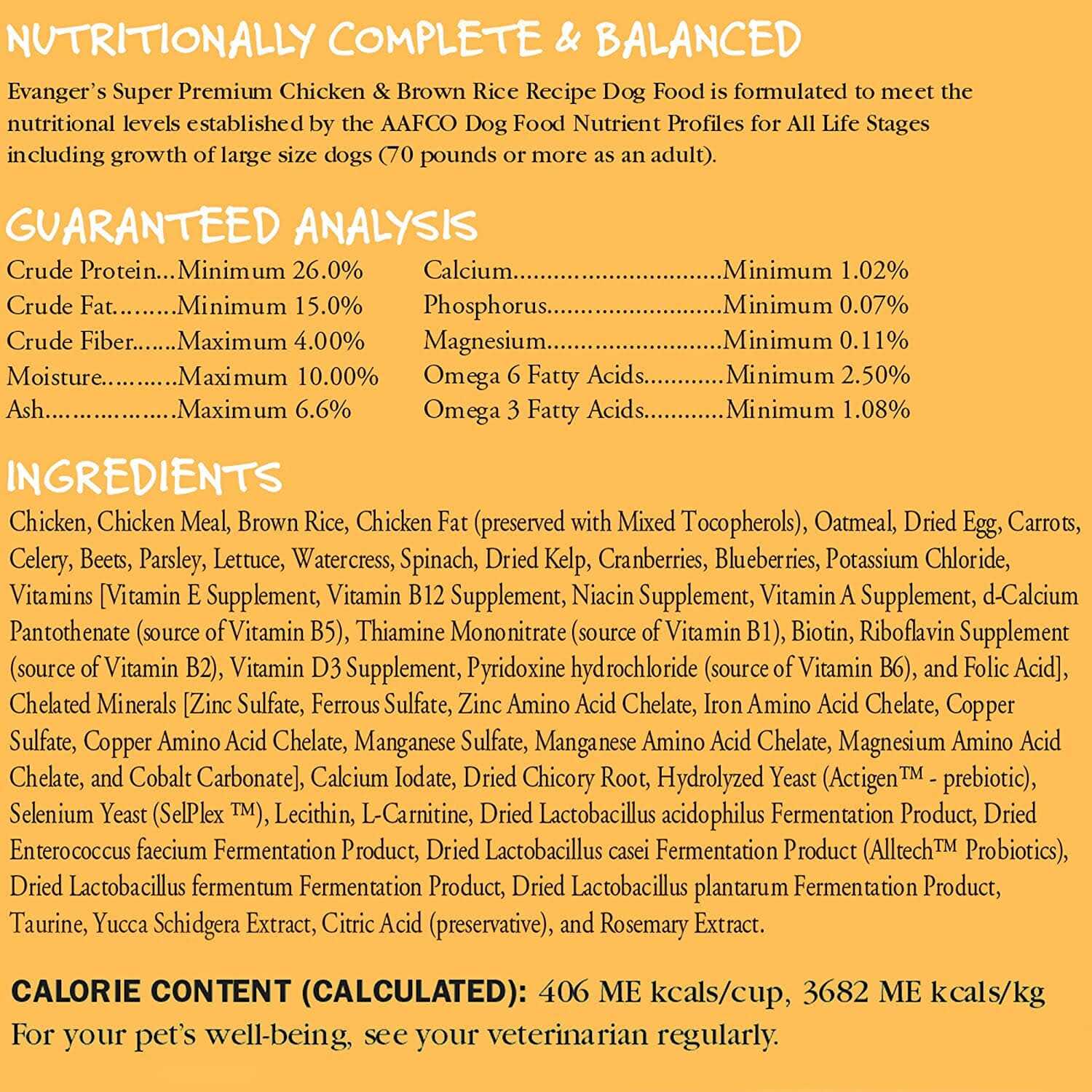 Chicken with Brown Rice Dry Dog Food P8918