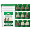 76 Serving Freeze Dried Meat & Rice Bucket Emergency Food Supply I833309