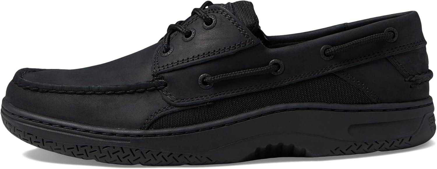 Black 3-Eye Boat Shoe E135111