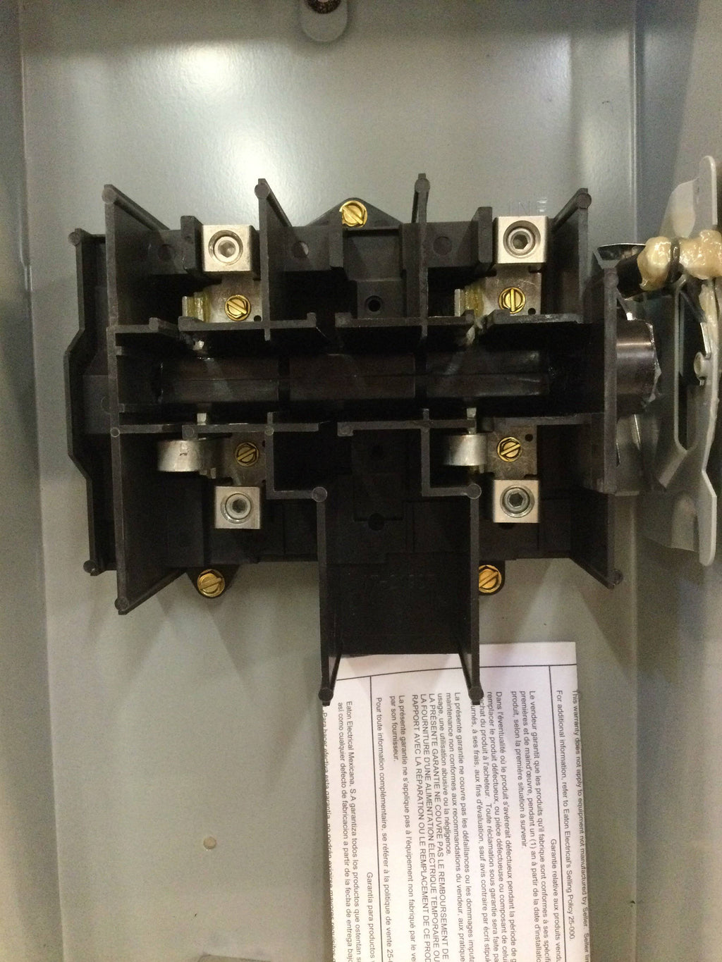 General Duty Non-Fusible Safety Switch M91051
