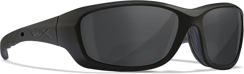 Matte Black Smoke Grey Tinted Lenses Safety Sunglasses K248