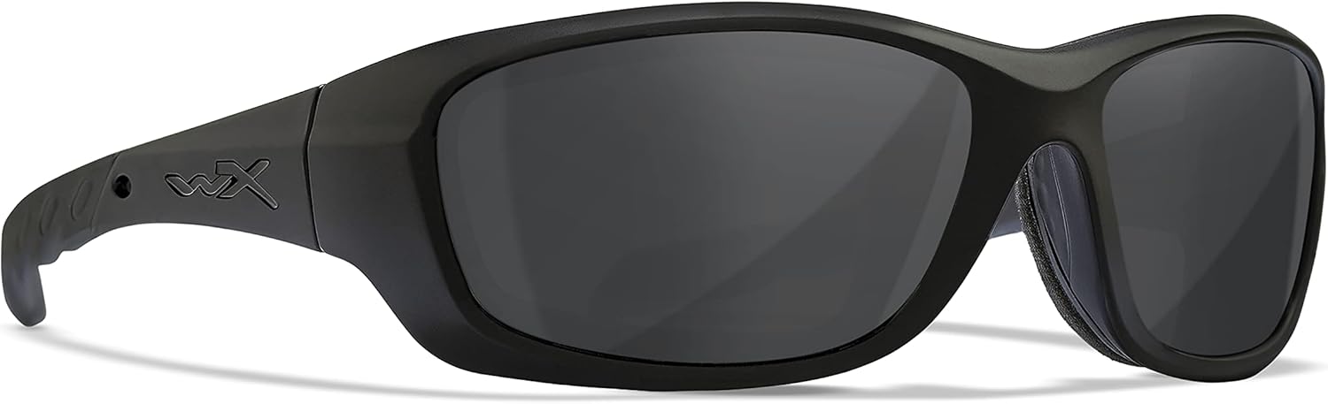 Matte Black Smoke Grey Tinted Lenses Safety Sunglasses K248