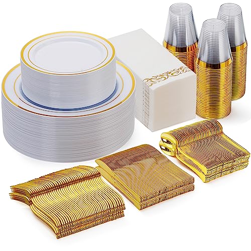 700 Piece Silver Disposable Plastic Dinnerware Set O2200