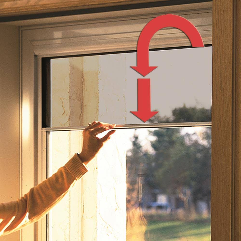 Brown Mid-View Wood Core Storm Door Z82988