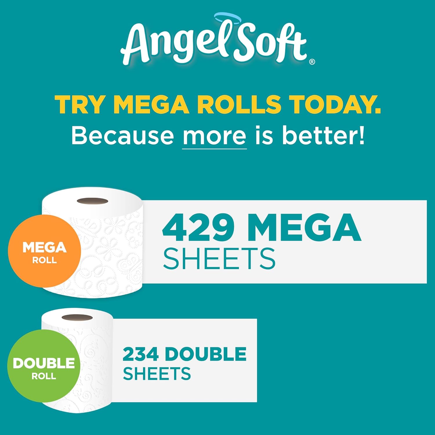 Toilet Paper, Double Rolls, 12 Count of 234 Sheets Per Roll W13567