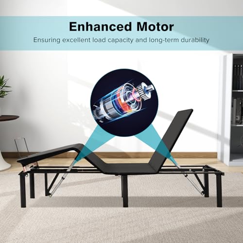 Twin Adjustable Bed Frame with Wireless Remote Control J8327